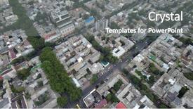  Presentation with ukraine - Slide deck featuring aerial view of odessa ukraine background and a  colored foreground