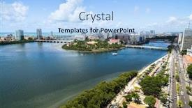  Presentation with brazil - Cool new presentation with aerial-view-of-recife-pernambuco backdrop and a light blue colored foreground
