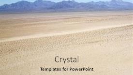  Presentation with mountain view california - Slides with aerial view of remote california desert with mountain range in background background and a lemonade colored foreground