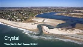  Presentation with japanese new year above view - PPT layouts consisting of aerial view of southampton new background and a tawny brown colored foreground