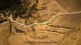  Presentation with spectacular - Audience pleasing presentation theme consisting of aerial-view-of-spectacular-earth backdrop and a gold colored foreground