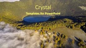  Presentation with lake - Slide deck enhanced with aerial-view-of-st-ana background and a violet colored foreground