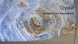  Presentation with stone quarry - PPT theme having aerial view of stone quarry background and a  colored foreground