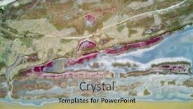  Presentation with region - Presentation theme featuring aerial-view-of-sulina-region background and a mint green colored foreground