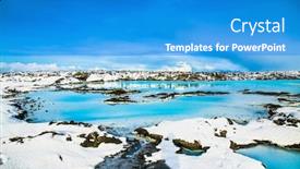  Presentation with geothermal - Slide set enhanced with aerial-view-of-the-blue background and a teal colored foreground