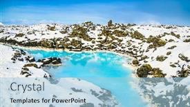  Presentation with geothermal - Cool new PPT layouts with aerial-view-of-the-blue backdrop and a light blue colored foreground