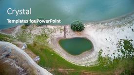  Presentation with danube - Colorful slides enhanced with aerial-view-of-the-danube backdrop and a teal colored foreground