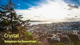  Presentation with aerial - Amazing presentation having aerial view of the lisbon backdrop and a tawny brown colored foreground