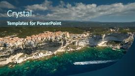  Presentation with cliff - PPT theme enhanced with aerial-view-of-the-old background and a  colored foreground