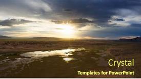  Presentation with sand dunes - Slide set featuring dunes elsen tasarhai bayan gobi background and a tawny brown colored foreground
