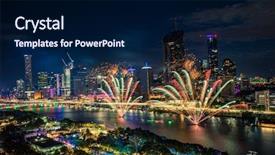  Presentation with accounting financial bank banking account - PPT layouts enhanced with aerial view of the south background and a navy blue colored foreground