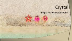  Presentation with aerial - Amazing theme having aerial view of three women backdrop and a lemonade colored foreground