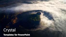  Presentation with brasov - Slide set enhanced with aerial-view-of-volcanic-crater background and a black colored foreground