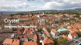  Presentation with croatia zagreb - Colorful slide deck enhanced with aerial view of zagreb the capital of croatia backdrop and a tawny brown colored foreground