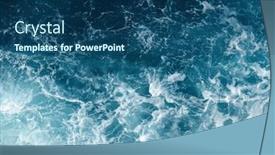  Presentation with ocean waves - Audience pleasing presentation design consisting of aerial-view-to-ocean-waves backdrop and a ocean colored foreground