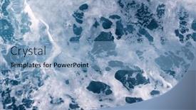  Presentation with blue waves - Colorful slide set enhanced with aerial-view-to-ocean-waves backdrop and a light blue colored foreground