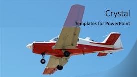  Presentation with final - Presentation theme having aerobatics - vintage beagle bulldog aircraft background and a light blue colored foreground