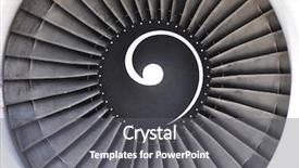  Presentation with aerodynamic - Presentation featuring aerodynamic - jet engine background and a gray colored foreground