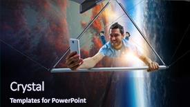  Presentation with aerodynamic - PPT theme having aerodynamic - young man flying on hang background and a wine colored foreground