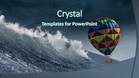  Presentation with sport - Cool new presentation with aeronautics as sport mixed media backdrop and a ocean colored foreground