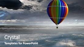  Presentation with sport - Amazing PPT theme having aeronautics as sport mixed media backdrop and a gray colored foreground