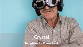  Presentation with young man wearing a hat - Amazing theme having navy aviation - senior funny man backdrop and a gray colored foreground