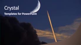  Presentation with jet airplane - Audience pleasing PPT theme consisting of aeronautical engineering - airplane soaring through sky jet backdrop and a navy blue colored foreground