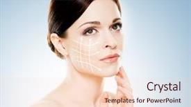  Presentation with aesthetic medicine - Beautiful presentation design featuring aesthetic clinic - close-up portrait of beautiful fresh backdrop and a lemonade colored foreground