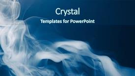  Presentation with movement - Amazing slides having aesthetic movement - blue smoke background backdrop and a ocean colored foreground