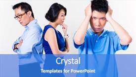  Presentation with divorce - Colorful presentation theme enhanced with afeects children - young chinese boy suffering backdrop and a  colored foreground