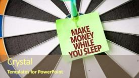  Presentation with affiliate marketing - Colorful presentation enhanced with affiliate marketing - make money while you sleep backdrop and a violet colored foreground