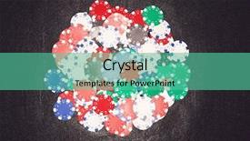  Presentation with gambling - Amazing PPT theme having affluence - pile of gambling chips backdrop and a seafoam green colored foreground