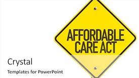  Presentation with collaborative care pathways - PPT layouts enhanced with affordable care act sign isolated background and a white colored foreground