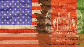  Presentation with sand - PPT layouts enhanced with afghan-and-american-nafghan-ational background and a red colored foreground