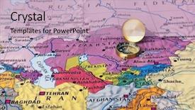  Presentation with afghanistan - PPT theme consisting of afghanistan - asia map and compass background and a soft green colored foreground