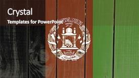  Presentation with afghanistan - Colorful PPT layouts enhanced with afghanistan flag on wooden background backdrop and a tawny brown colored foreground