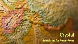  Presentation with afghanistan - Slides enhanced with afghanistan background and a tawny brown colored foreground