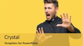  Presentation with christian - Amazing slides having afraid and terrified with fear backdrop and a yellow colored foreground