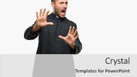  Presentation with christian - Amazing slide deck having afraid and terrified with fear backdrop and a  colored foreground