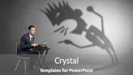  Presentation with working of lung - PPT theme consisting of afraid of a yelling shadow background and a gray colored foreground