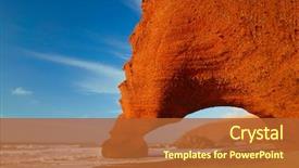  Presentation with atlantic - Audience pleasing PPT layouts consisting of africa - red archs on atlantic ocean backdrop and a red colored foreground