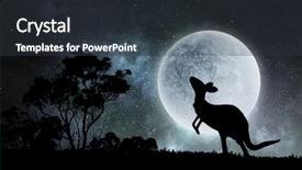  Presentation with africa safari - Beautiful slides featuring africa 3d - natural safari landscape backdrop and a  colored foreground