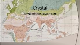  Presentation with africa map - PPT layouts consisting of africa and australia old map background and a mint green colored foreground