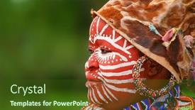  Presentation with warrior - Cool new presentation with africa-kenya-nakuru-november-9 backdrop and a tawny brown colored foreground