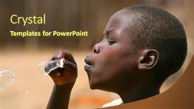  Presentation with africa tribe - Cool new presentation theme with africa-kenya-sumburu-november-8 backdrop and a tawny brown colored foreground