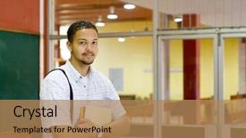  Presentation with self esteem for a college student - Beautiful theme featuring africa school - male college student backdrop and a  colored foreground