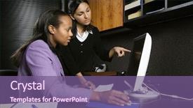  Presentation with american indian - Beautiful theme featuring african-american and indian young backdrop and a violet colored foreground