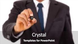  Presentation with african american in business - Slide deck enhanced with african american business man drawing background and a wine colored foreground