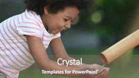  Presentation with water scarcity - Slides featuring pipe outdoors water scarcity background and a coral colored foreground