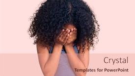 Presentation with depression child - Amazing presentation design having african-american-child-with-curly backdrop and a coral colored foreground